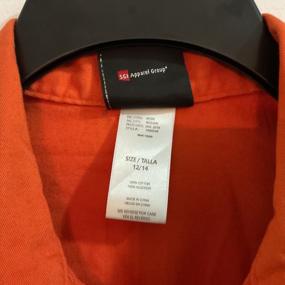 Youth Harley Davidson Short Sleeve Button-up Shirt, Size 12/14 - Picture 3 of 8